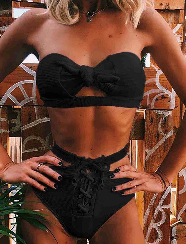 ReyonGO Özel Tasarım Bikini Altı Siyah