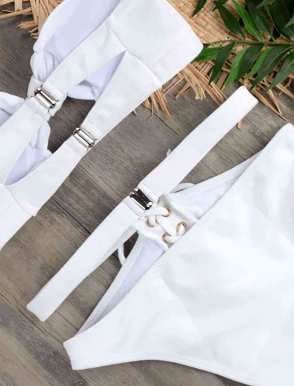 ReyonGO Özel Tasarım Bikini Takım Beyaz