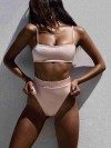 ReyonGO V Kesim Yüksek Bel Bikini Altı Pembe