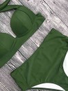 ReyonGO Yeşil Yüksek Bel Bikini Takım